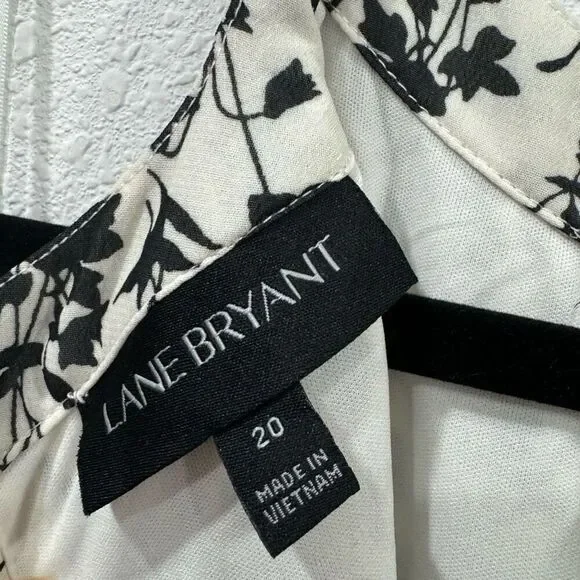 Lane Bryant halter polyester‎ dress flower pattern size 20 - Picture 11 of 11